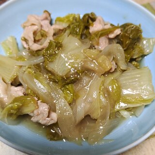 白菜と豚肉の中華煮